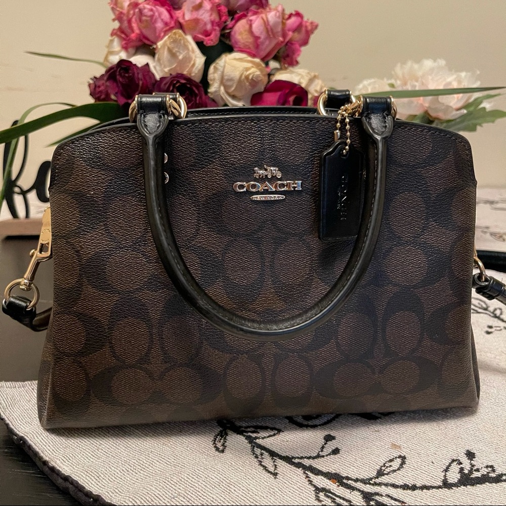 Lillie Carryall Signature Canvas Coach Crossbody